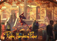 Friendly Neighborhood Art Card (Gold-Stamped Signature) -  (AASPM-002) - Art Series: Marvel's Spider-Man