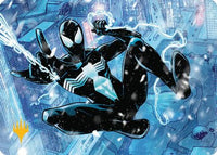 Spectacular Spider-Man (Black) Art Card (Gold-Stamped Planeswalker Symbol) -  (AASPM-052) - Art Series: Marvel's Spider-Man