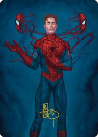 Secret Identity Art Card (Gold-Stamped Signature) -  (AASPM-006) - Art Series: Marvel's Spider-Man