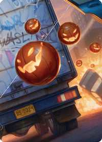 Pumpkin Bombs Art Card -  (AASPM-) - Art Series: Marvel's Spider-Man