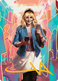 Gwen Stacy Art Card (Gold-Stamped Signature) (13/54) -  (AASPM-013) - Art Series: Marvel's Spider-Man