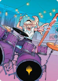 Gwen Stacy Art Card (Gold-Stamped Planeswalker Symbol) (34/54) -  (AASPM-034) - Art Series: Marvel's Spider-Man