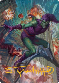 Green Goblin Art Card (26/54) (Gold-Stamped Signature) -  (AASPM-026) - Art Series: Marvel's Spider-Man