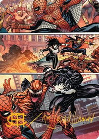 Maximum Carnage Art Card (Gold-Stamped Signature) -  (AASPM-046) - Art Series: Marvel's Spider-Man
