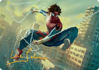 Spider-Man India Art Card (Gold-Stamped Signature) -  (AASPM-031) - Art Series: Marvel's Spider-Man