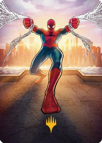 Amazing Spider-Man Art Card (36/54) (Gold-Stamped Planeswalker Symbol) -  (AASPM-036) - Art Series: Marvel's Spider-Man