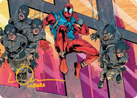 Scarlet Spider, Ben Reilly Art Card (Gold-Stamped Signature) -  (AASPM-038) - Art Series: Marvel's Spider-Man