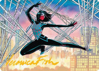 Silk, Web Weaver Art Card (39/54) (Gold-Stamped Signature) -  (AASPM-039) - Art Series: Marvel's Spider-Man