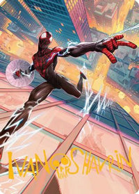 Ultimate Spider-Man Art Card (Gold-Stamped Signature) -  (AASPM-041) - Art Series: Marvel's Spider-Man