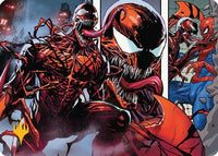 Carnage, Crimson Chaos Art Card (Gold-Stamped Planeswalker Symbol) -  (AASPM-047) - Art Series: Marvel's Spider-Man
