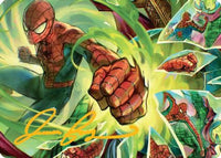 Kapow! Art Card (Gold-Stamped Signature) -  (AASPM-017) - Art Series: Marvel's Spider-Man