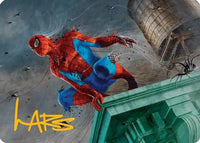 Spiders-Man, Heroic Horde Art Card (Gold-Stamped Signature) -  (AASPM-021) - Art Series: Marvel's Spider-Man