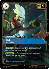 Ekko - Recurrent (110/298) - Origins