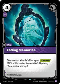 Fading Memories (180/298) - Origins Foil