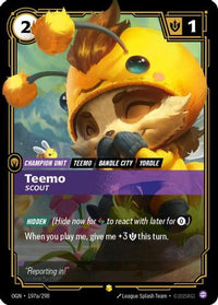 Teemo - Scout (Alternate Art) (197a/298) - Origins Foil