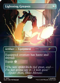 Lightning Greaves (1992) (Rainbow Foil) -  Foil (SLD-1992) - Secret Lair Drop Series