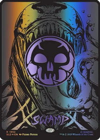 Swamp (1952) (Raised Foil) -  Foil (SLD-1952) - Secret Lair Drop Series