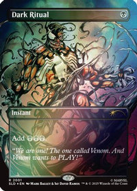 Dark Ritual (2001) (Rainbow Foil) -  Foil (SLD-2001) - Secret Lair Drop Series