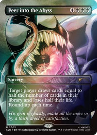 Peer into the Abyss (2002) (Rainbow Foil) -  Foil (SLD-2002) - Secret Lair Drop Series