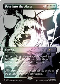 Peer into the Abyss (2021) (Rainbow Foil) -  Foil (SLD-2021) - Secret Lair Drop Series