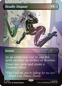 Deadly Dispute (1985) (Rainbow Foil) -  Foil (SLD-1985) - Secret Lair Drop Series
