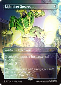 Lightning Greaves (1987) (Rainbow Foil) -  Foil (SLD-1987) - Secret Lair Drop Series