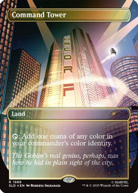 Command Tower (1989) (Rainbow Foil) -  Foil (SLD-1989) - Secret Lair Drop Series