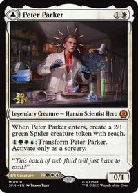 Peter Parker -  Foil (PRE-010) - Prerelease Cards
