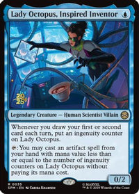Lady Octopus, Inspired Inventor -  Foil (PRE-035) - Prerelease Cards