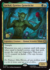 Jackal, Genius Geneticist -  Foil (PRE-131) - Prerelease Cards