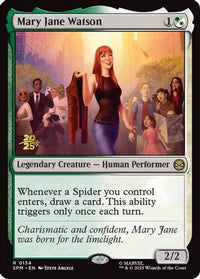 Mary Jane Watson -  Foil (PRE-134) - Prerelease Cards