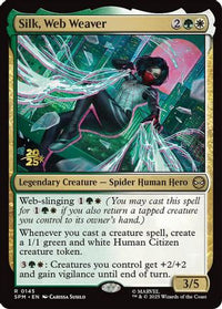 Silk, Web Weaver -  Foil (PRE-145) - Prerelease Cards