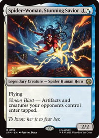 Spider-Woman, Stunning Savior -  Foil (PRE-152) - Prerelease Cards