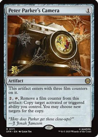 Peter Parker's Camera -  Foil (PRE-171) - Prerelease Cards
