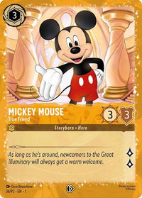 Mickey Mouse - True Friend (Puzzle Promo) (36) Holofoil - Disney Lorcana Promo Cards