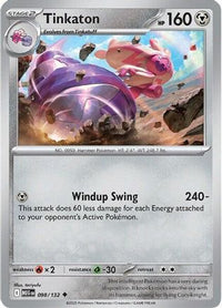 Tinkaton 098  - Reverse Holofoil ME01 Mega Evolution - Uncommon