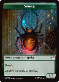 Spider // Illusion Villain Double-Sided Token -  Foil (SPM-3 // 2) - Marvel's Spider-Man