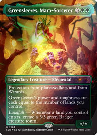 Greensleeves, Maro-Sorcerer (Rainbow Foil) -  Foil (SLD-2193) - Secret Lair Drop Series