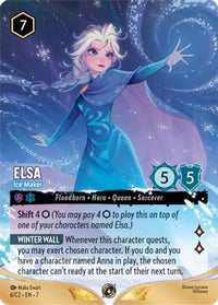Elsa - Ice Maker (6)  - Disney Lorcana Promo Cards