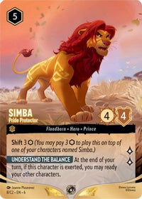 Simba - Pride Protector (8)  - Disney Lorcana Promo Cards