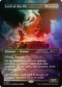 Lord of the Pit (Rainbow Foil) -  Foil (SLD-1857) - Secret Lair Drop Series