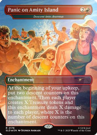 Panic on Amity Island - Descent into Avernus (Rainbow Foil) -  Foil (SLD-2176) - Secret Lair Drop Series