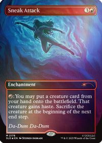 Sneak Attack (Rainbow Foil) -  Foil (SLD-2178) - Secret Lair Drop Series