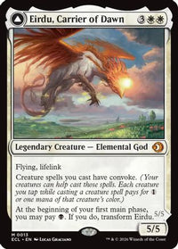 Eirdu, Carrier of Dawn -  Foil (ECL-013) - Lorwyn Eclipsed