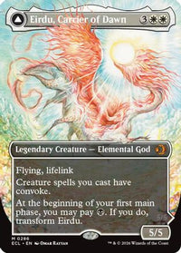 Eirdu, Carrier of Dawn (Borderless) -  (ECL-286) - Lorwyn Eclipsed