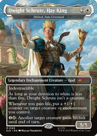 Dwight Schrute, Hay King - Heliod, Sun-Crowned -  Foil (SLD-2165) - Secret Lair Drop Series