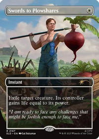 Swords to Plowshares (2167) -  Foil (SLD-2167) - Secret Lair Drop Series