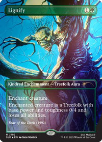 Lignify (2192) (Rainbow Foil) -  Foil (SLD-2192) - Secret Lair Drop Series