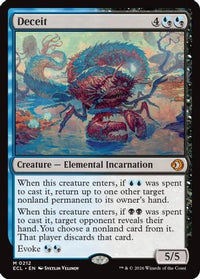 Deceit -  Foil (ECL-212) - Lorwyn Eclipsed