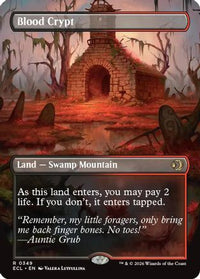Blood Crypt (Borderless) -  (ECL-349) - Lorwyn Eclipsed